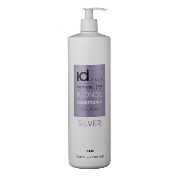 1000-ml IdHair Elements Xclusive Blonde Conditioner Silver