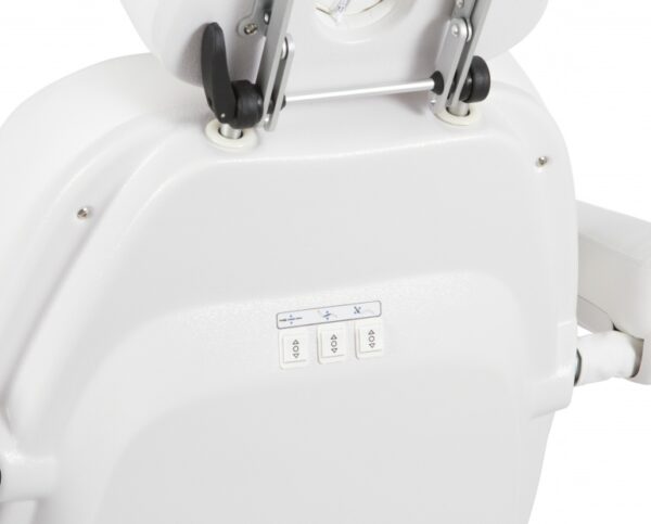 2235cmedial Silver Fox 2235C hoitotuoli 3-moottoria, valkoinen