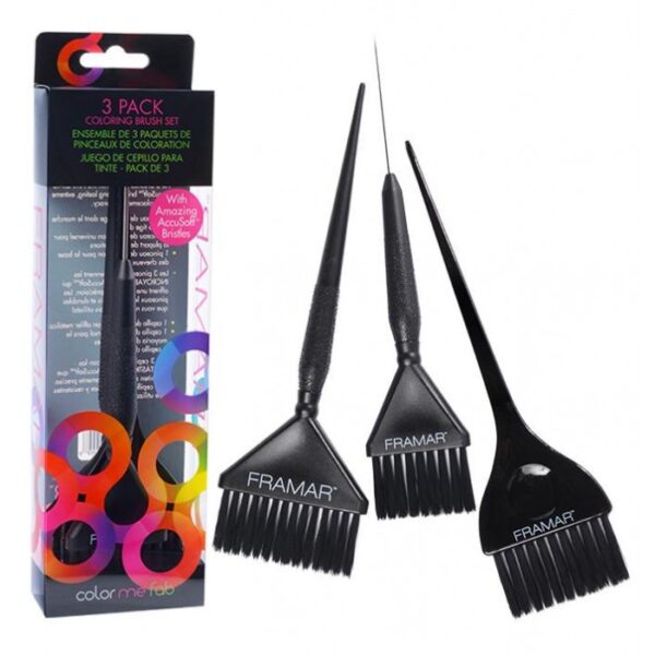 Framar Family Pack Brush Set 3 Pack