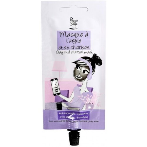 400150 PEGGY SAGE Clay And Charcoal Mask 25ml