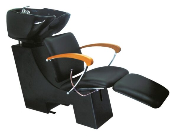 52_0 Hairway Gustav Pesupaikka, musta allas, mustilla käsinojilla