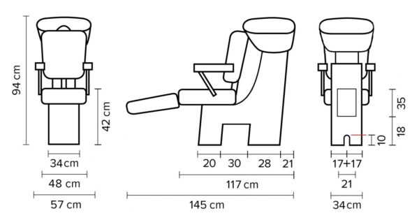 52_1 Hairway Gustav Pesupaikka, musta allas, mustilla käsinojilla