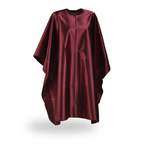 WAKO SATIN LEIKKAUSKAPPA, BURGUNDY