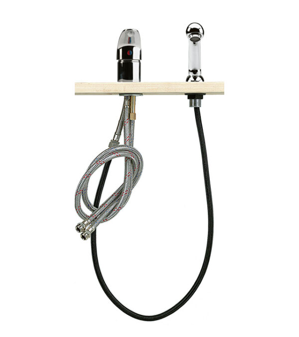 Sibelin Täyskromattu sekoittajasetti pesupaikalle