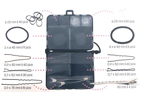 SIBEL BON VOYAGE HAIR ACCESSORIES TRAVEL KIT