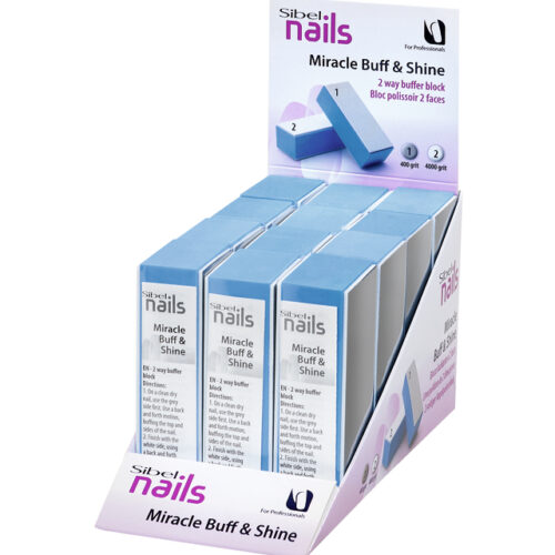 7301343 Sibel Miracle Buff & Shine 1kpl Grit: 400 grit & 4000 grit.