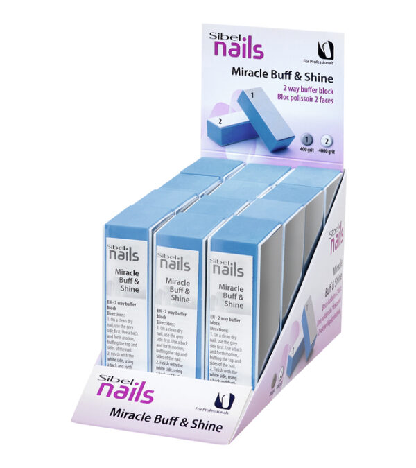Sibel Miracle Buff & Shine 1kpl Grit: 400 grit & 4000 grit.