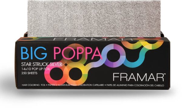 Big-Poppa-Extra-Wide-Pop-Up-foil-250-sheets Framar Big Poppa Star Struck Silver 10x14 Extra Wide Pop Up Foil 250kpl