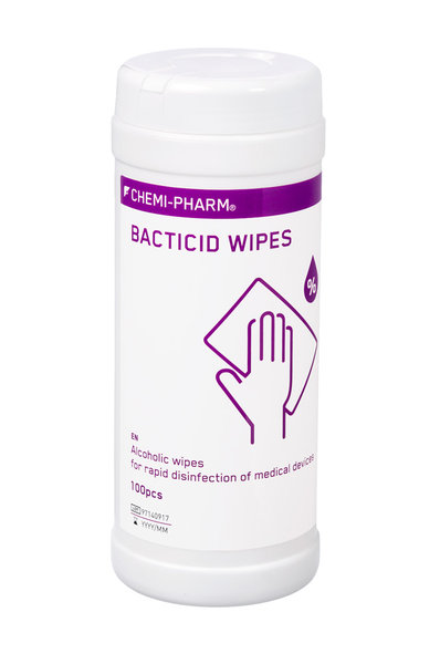 Chemi-Pharm-Bacticid-Wipes-100-pcs Chemi-Pharm Bacticid pyyhkeet