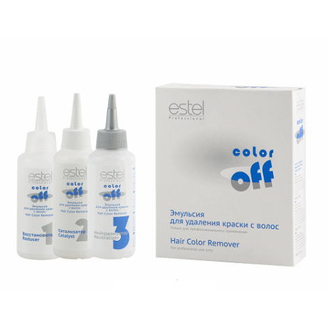 Estel Color Off Hair Color Remover kestovärinpoistoaine 3 x 120 ml