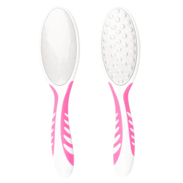 Foot-grater-pink-metal-blades-mybeauty24.eu_ Kaksipuolinen pedikyyri viila pinkki, metalliterät