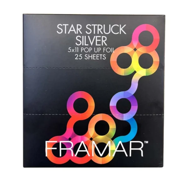 Framar-5×11-Pop-Up-Star-Struck-Silver-foil-25-sheets Framar 5x11 Pop Up Star Struck Silver foil 25 sheets