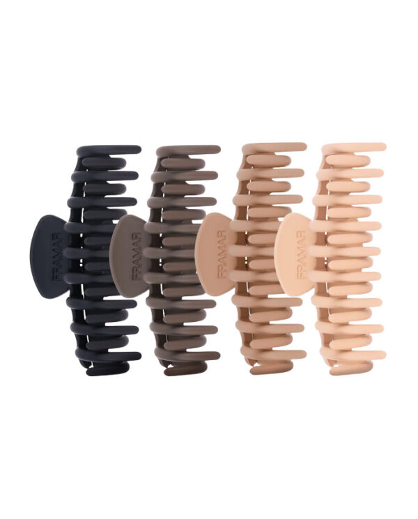Framar Claw Clips Neutral, 4 kpl/pkt