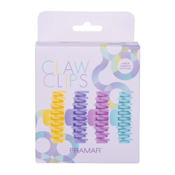 Framar Claw Clips Pastel, 4 kpl/pkt