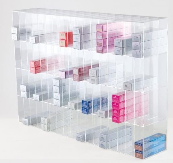 Käytetty Värihylly Universal värituubeille 60ml 272kpl