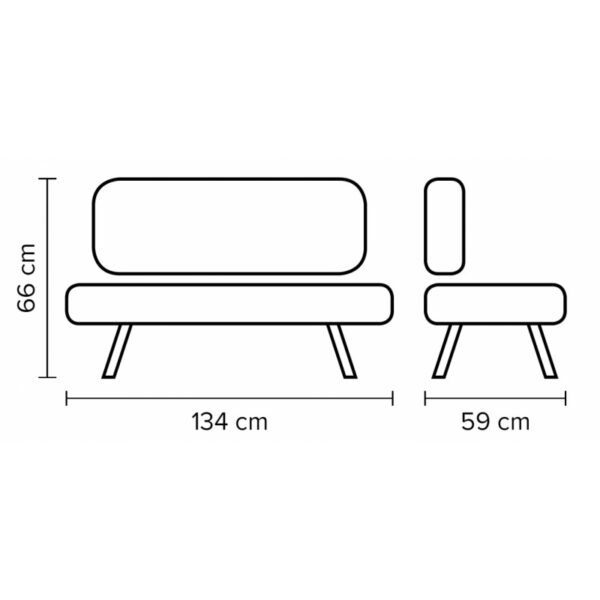 Hairway-Waiting-sofa-norablack1 Hairway sohva Nora, musta