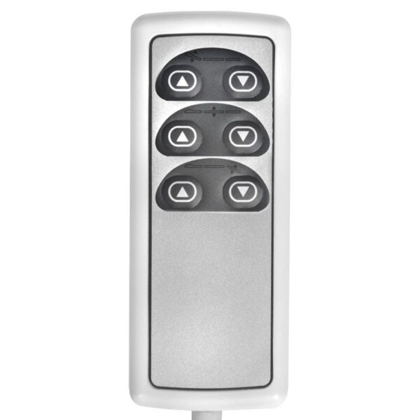 Hand-controler-for-SilverFox-beds-3-motors-mybeauty24.eu_ Weelko Silver Fox Kaukosäädin johtolla 3-motor.(2235C, 2235A, 2246A)