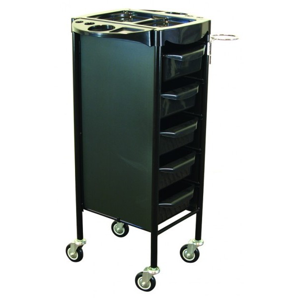 Kampaamon-tyotarvikevaunu1 Kampaamon työtarvikevaunu Maribel II, musta