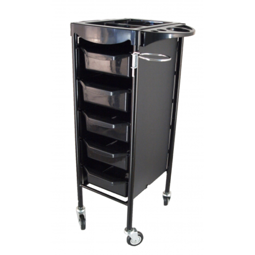 Kampaamon työtarvikevaunu Maribel II, musta