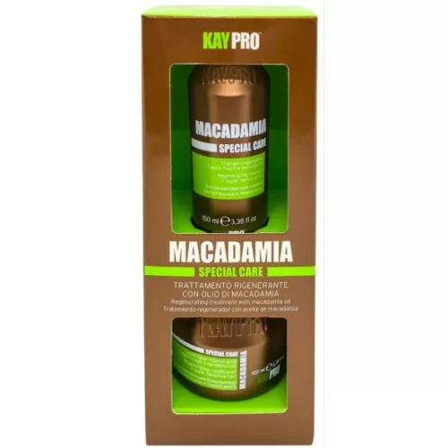 KayPro-Kit-Mini-Size-Macadamia-shampoo-100-ml-Mask-100-ml Kaypro Macadamia matkapakkaus