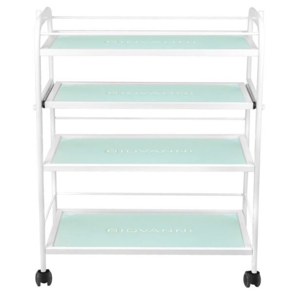 Kosmetologin-tyotarvikevaunu-1015A4 Pro Ink 1040a tattoo assistant tatuointivälineiden säilytykseen