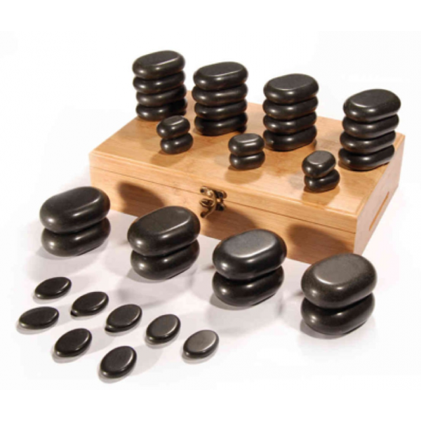 Kuumakivet-Sibel-Stone-Set-36-kpl Sibel Stone Kuumakivet kokovartalohieronta setti 45 kpl