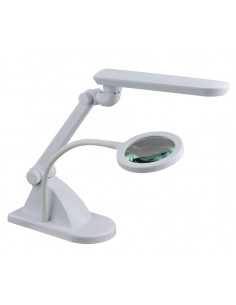 L9102LED-W-M Suurennuslamppu pöytätelineellä, LED, 5 dioptria