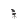 Master-saddle-stool-with-4-adjustments-and-ergonomic-backrest-Noble-black Noble satulatuoli, musta