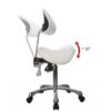 Master-saddle-stool-with-4-adjustments-and-ergonomic-backrest-Noble-mybeauty24.eu_ Noble satulatuoli, musta