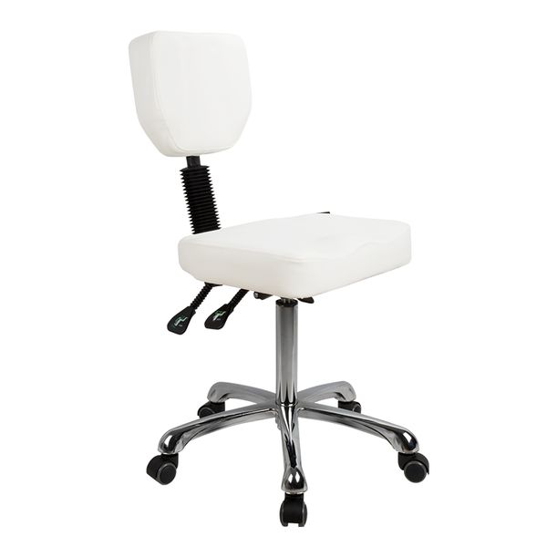Master-stool-with-4-adjustments-New-Comfort-white Työtuoli New Comfort, valkoinen