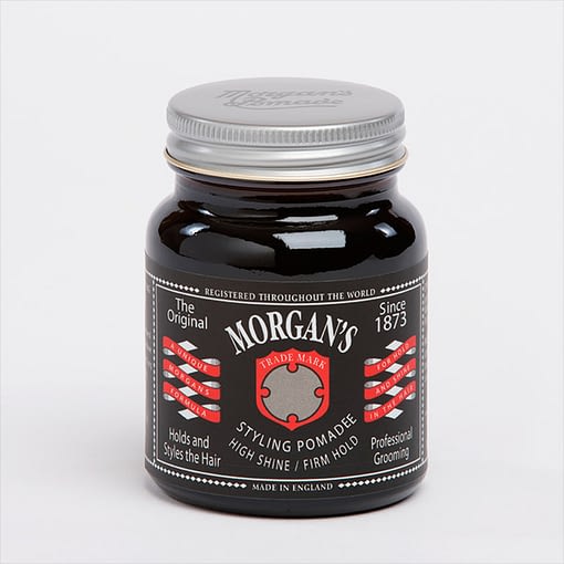 Morgans Styling Pomade - High Shine Firm Hold, Black 100g