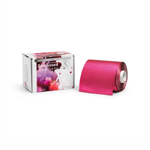 My - Embossed Aluminium Foil Hot Pink 100m