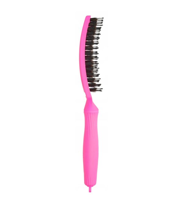 Olivia Garden Fingerbrush Combo Medium Hot Pinkki aukikampausharja
