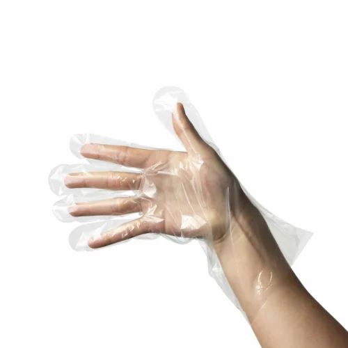 Oversized-plastic-disposable-gloves-100-pcs BraveHead Kertakäyttöiset muovikäsineet 100 kpl