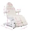 Pedicure-bed-with-3-motors-and-heating-Medial-White Azzurro Pro Exclusive 3-moottorinen hoitotuoli lämmityksellä, valkoinen