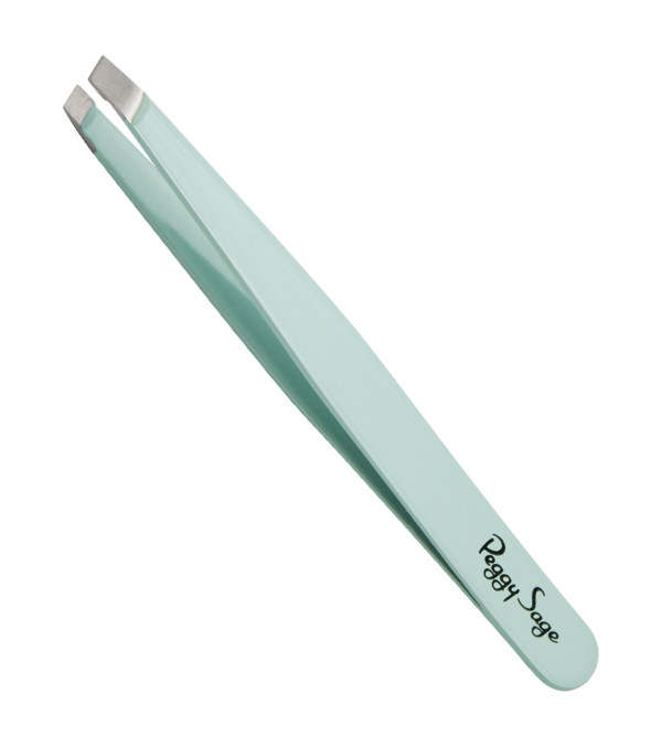 Peggy-Sage-Professional-tweezers-9.5-cm-green-mybeauty24.eu_ Peggy Sage Ammattilliset pinsetit 9.5 cm