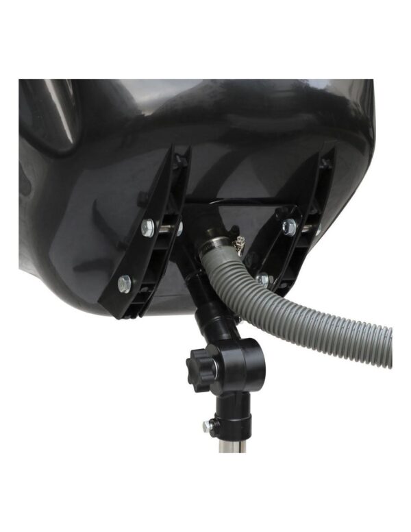 Muovinen pesuallas jalustalla Acrus, musta