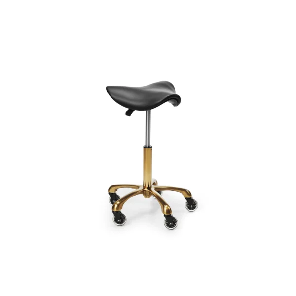 Saddle stool 360 Gold satulatuoli