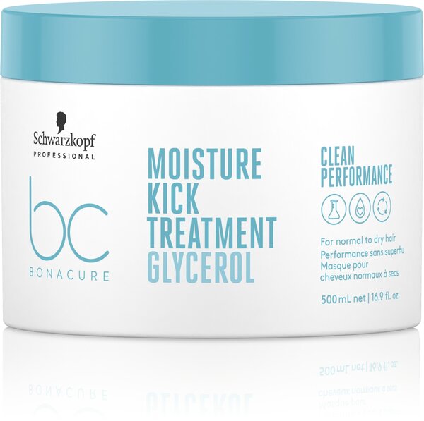Schwarzkopf-BC-Moisture-Kick-Treatment-Glycerol-500ml Schwarzkopf BC Moisture Kick kosteuttava tehohoito 500 ml