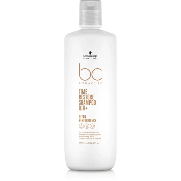Schwarzkopf-BC-Time-Restore-Shampoo-Q10-1000ml Schwarzkopf BC Time Restore Shampoo Q10+ 1000ml