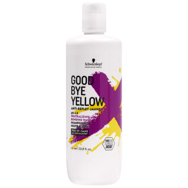 Schwarzkopf Goodbye Yellow Neutralizing Bonding Wash Shampoo