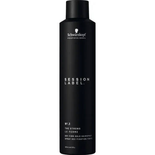 Schwarzkopf Session Label The Strong Dry Firm Hold Hairspray