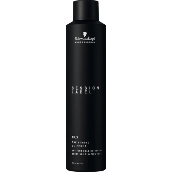 Schwarzkopf Session Label The Strong Dry Firm Hold Hairspray