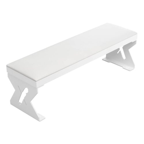 SheMax-Luxury-manicure-table-hand-rest-white SheMax Luxury rannetuki valkoinen