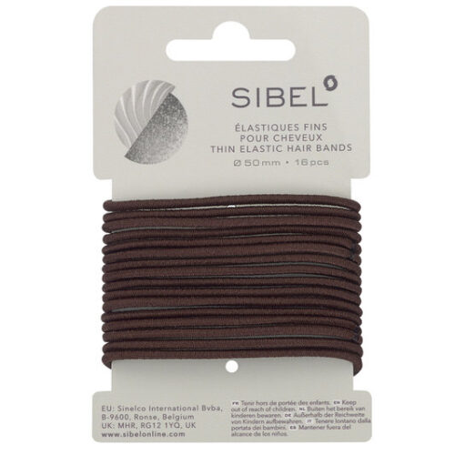 Sibel Thin Elastic Hair Bands, ohut ruske 16 kpl