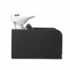Takumi-Jin-wash-unit-with-white-basin-1 Takumi Jin kampaamon pesupaikka, musta allas