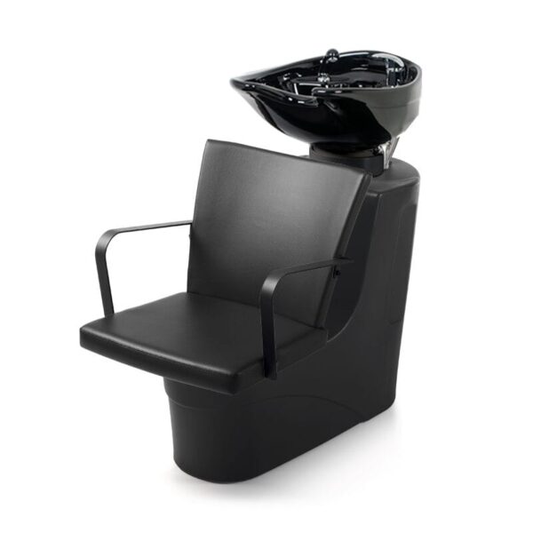 Takumi-Kai-Riki-wash-unit-with-black-basin Takumi Kai Riki kampaamon pesupaikka, musta allas