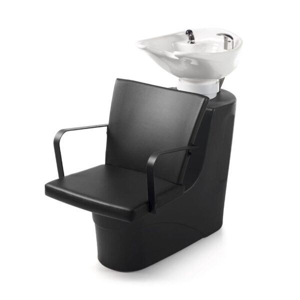 Takumi-Kai-Riki-wash-unit-with-white-basin Takumi Kai Riki kampaamon pesupaikka, valkoinen allas