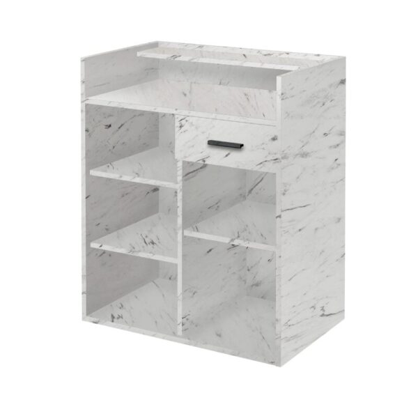 Takumi-Kumi-Reception-Desk-Carrara-black Takumi Kumi Vastaanottotiski Roble Carrara