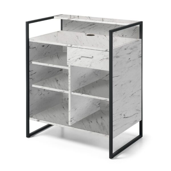 Takumi-Maro-Reception-Desk-Carrara-handle-silver Takumi Maro Vastaanottotiski Carrara